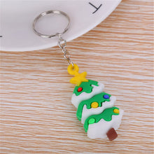 Load image into Gallery viewer, Christmas Gift Christmas Gift Soft Santa Claus/Elk/Snowman/Christmas Tree Keychain Pendant Christmas Decoration 2021 New Year Decoration Noel