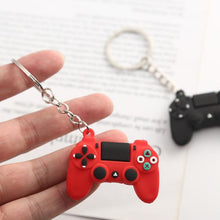 Load image into Gallery viewer, Cute Video Game Handle Keychain for Women Man 3D Rubber Joystick Machine Key Chain for Boyfriend Key Holder Christmas Gift