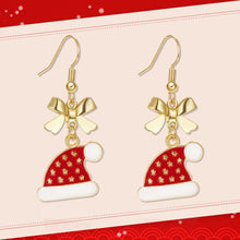 Load image into Gallery viewer, Christmas Gift New Fashion Christmas Drop Earring For Women Snowflake Snowman Boots Dangle Earring Piercing Christmas Jewelry