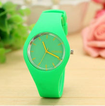 Load image into Gallery viewer, Christmas Gift Men watch Women Cream Color Ultra-thin Fashion Gift Silicone Strap Leisure Watch Geneva Sport Wristwatch Women&#39;s Jelly Watches