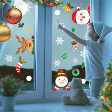 Load image into Gallery viewer, Skhek Christmas Gift 2023 Merry Christmas Wall Stickers Window Glass Wall Decals Santa Murals New Year Christmas Decorations for Home Decor Navidad