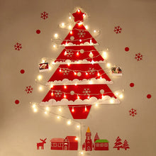 Load image into Gallery viewer, Christmas Tree With LED Light New Year Kids Gift Toys Door Wall Hanging Ornaments Christmas Decoration for Home Navidad
