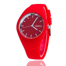 Load image into Gallery viewer, Christmas Gift Men watch Women Cream Color Ultra-thin Fashion Gift Silicone Strap Leisure Watch Geneva Sport Wristwatch Women&#39;s Jelly Watches