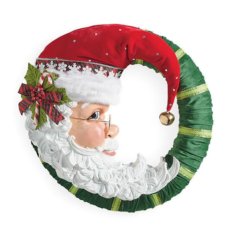 1Pcs Warm Winter Welcome Snowman Wreath Stickers Christmas Navidad Home Door Wall Window Stickers Decals Christmas Decorations