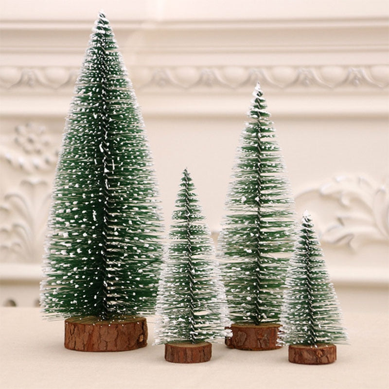 1PC Mini Artificial Chirstmas Tree Small Pine Tree For Home Christmas Decorations Xmas New Year Party Gift Decor Ornaments
