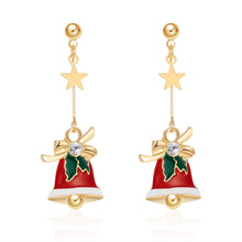 Load image into Gallery viewer, Christmas Gift New Merry Christmas Drop Earrings For Women Snowflake Christmas Tree Snowman Santa Claus Earrings Girls Festival Party Jewelry