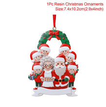 Load image into Gallery viewer, Christmas Gift Santa Claus Christmas Tree Hanging Pendant Merry Christmas Decoration for Home 2021 Xmas Ornaments Gifts Navidad New Year 2022