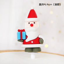 Load image into Gallery viewer, Merry Christmas Cake Toppers Santa Claus Doll Cake Decor Angel Doll Cupcake Topper 2021 Merry Christmas Decor for Home Noel