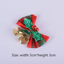 Load image into Gallery viewer, Christmas Gift 2022 New Year 1/3/5pcs Christmas Decoration Bow Bells Pendant Xmas Merry Christmas Christmas Decorations for Home Navidad Natal