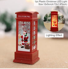 Load image into Gallery viewer, Christmas Gift Christmas Lantern Candlestick Lamp Christmas Decoration For Home Merry Cristmas Ornaments 2021 Xmas Navidad Gifts New Year 2022