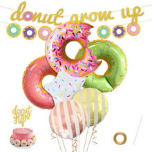 Load image into Gallery viewer, Sweet Donut Ice Cream Foil Balloons Cake Helium Balloon Baby Shower Birthday Party Decoration Kids Toy Digital Figure Globo