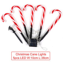 Load image into Gallery viewer, Christmas Gift Solar Lamp Garden Light Christmas Decor Lawn Candy Cane Lights Solar Powered Garden Lights Home Led For Outdoor Garden Lighting