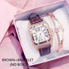 Load image into Gallery viewer, Christmas Gift Women Diamond Watch Starry Luxury Bracelet Set Watches Ladies Casual Leather Band Quartz Wristwatch Female Clock Zegarek Damski