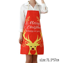 Load image into Gallery viewer, Christmas Decorations Fabric Printing Santa Claus Xmas Apron Restaurant Bar Merry Christmas Decor For Home 2021Xmas Gifts Favor