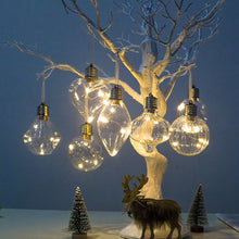Load image into Gallery viewer, Simulation bulb Christmas Decorations lighting pendant PET Shaped Filament Xmas Hang on tree Ball Christmas decorations for home