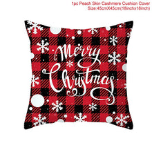 Load image into Gallery viewer, Christmas Gift PATIMATE Red Santa Noel Pillowcase Christmas 2021 Merry Christmas Ornaments Christmas Decor for Home Happy New Year 2022 Navidad