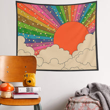 Load image into Gallery viewer, 80s Aesthetic Tapestry Wall Hanging Pink Home Wall Decor Psychedelic Tapestry Decor Living Room Bedroom Bohemian INS Print