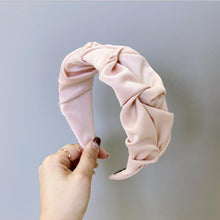 Load image into Gallery viewer, New Fashion Women Hair Accessories Wide Side Flower Hairband Casual Soft Hair Hoop Top Quality Headband Wholesale