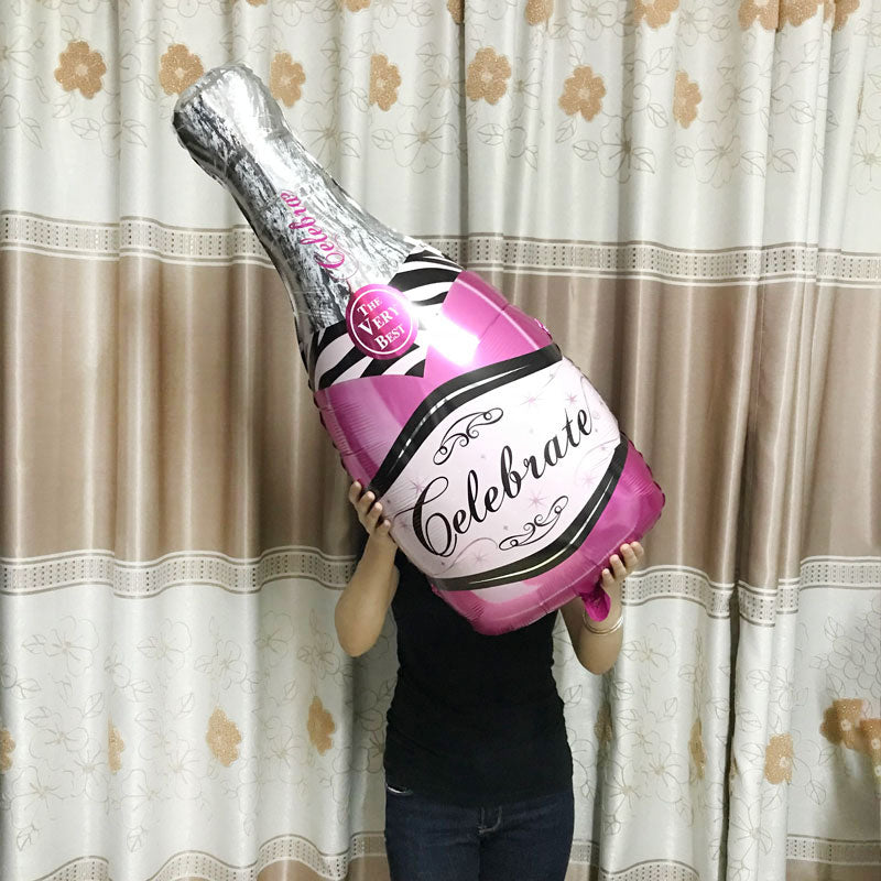 Skhek  Big Helium Balloon Champagne Goblet Balloon Wedding Birthday Party Decorations Adult Kids Ballons Globos Event Party Supplies .