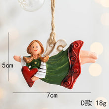 Load image into Gallery viewer, Christmas Gift Christmas Ornaments New Year 2022 New Xmas Tree Decoration 2021 Navidad Christmas Resin Pendant Home Decoration DIY Kid Toy Gift