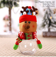 Load image into Gallery viewer, Christmas Gift Christmas Candy Jar Santa Claus 2021 Christmas Decorations For Home Merry Cristmas Ornament Xmas Navidad Noel Gift New Year 2022