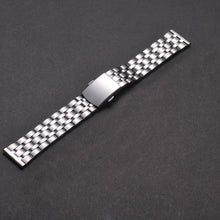 Load image into Gallery viewer, Christmas Gift Watch Band Strap General Purpose Bilateral Button Stainless Steel Bracelet Band Strap Watch with 18 20 22mm Wristband Watchband