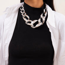 Load image into Gallery viewer, SHIXIN CCB Material Exaggerated Big Choker Necklace Collar for Women Hiphop Chunky Chain Necklace on the Neck 2021 Egirl Jewelry