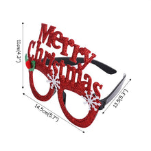 Load image into Gallery viewer, Christmas Gift New Year 2022 Merry Christmas Glasses Frame Photo Booth Props Xmas Ornaments Navidad Gifts 2022 Happy New Year Eve Decorations