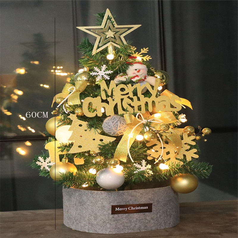 Christmas Decorations Mini Christmas Tree 2021 New Year Decorations Home Decoration Toys Front Desk Christmas Decorations