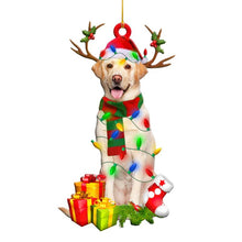 Load image into Gallery viewer, New Christmas Hanging Pendants Dog Wooden Ornament Xmas Tree Decoration Ornaments Happy New Year Gift Home Decorations Navidad