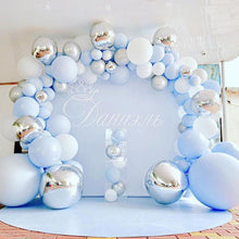 Load image into Gallery viewer, Hot Sale Macaron Blue Ocean Suit Latex Balloons Birthday Wedding Party Supplies Interior Decoration Layout Aluminum