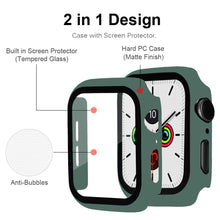 Load image into Gallery viewer, Christmas Gift Glass+Case For Apple Watch Series 6 5 4 3 SE 44mm 40mm iWatch Case 42mm 38mm Screen Protector+Cover Apple Watch Accessories