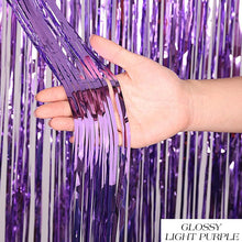 Load image into Gallery viewer, Wedding Backdrop Fringe Tinsel Curtain Foil Rain Curtains Kids Birthday Unicorn Party Decorations Baby Shower Photo Booth Drapes