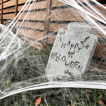 Load image into Gallery viewer, SKHEK Halloween Halloween Scary Party Stretchy Spider Web Spider Haunted House Bar Props For Halloween Party Scene Props Decoration Supplies