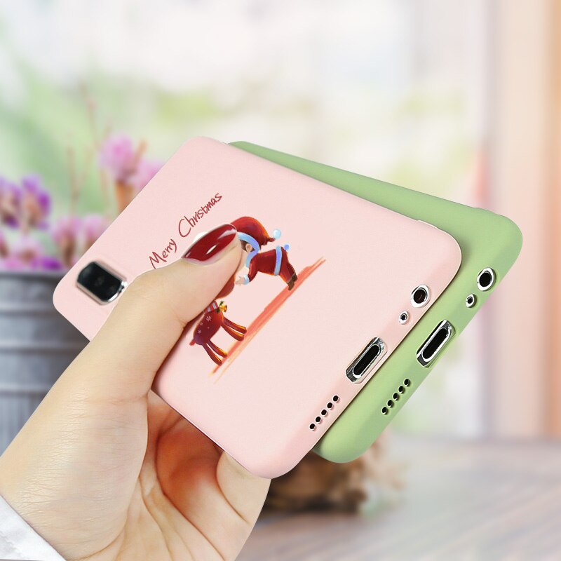 Soft Christmas Phone Case FOR Huawei P40 Lite E P30 PRO P20 P10 P9 P Smart Z Plus 2018 2019 2020 2021 P30 Lite Cover Silicone