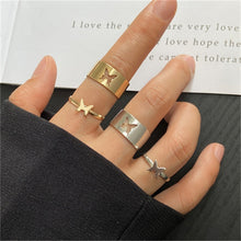 Load image into Gallery viewer, Skhek Silver Color Butterfly Rings For Women Men Lover Couple Ring Set Friendship Engagement Wedding Band Open Ring 2022 Trend Jewelry