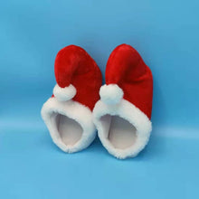 Load image into Gallery viewer, Christmas Hat Shoes Fashion Shoes  Shoes Women Santa Claus Slippers Christmas Slippers Home Holiday Slippers Christmas Shoes