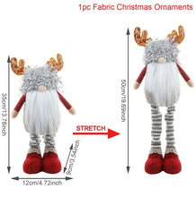 Load image into Gallery viewer, Christmas Gift Christmas Elk Telescopic Plush Doll Ornaments Merry Christmas Decorations For Home 2021 Xmas Navidad Noel Gifts New Year 2022