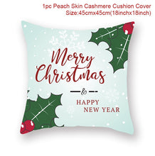 Load image into Gallery viewer, Christmas Gift Christmas Santa Claus Elk Cushion Cover Merry Christmas Decorations For Home 2021 Xmas Ornament Gift Noel Navidad Happy New Year