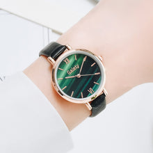 Load image into Gallery viewer, Christmas Gift Gaiety Tpp Brand Bracelet Watch Women Green Dial Water Drill Ladies Watch Jewelry Female Clock Casual Black Quartz Wristwatches