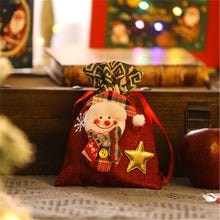 Load image into Gallery viewer, Christmas Gift Christmas Decoration Candy Gift Bag With Snowman Santa Elk Xmas Tree Hanging Ornaments Bag Kids Gift Sack New Year Decoration