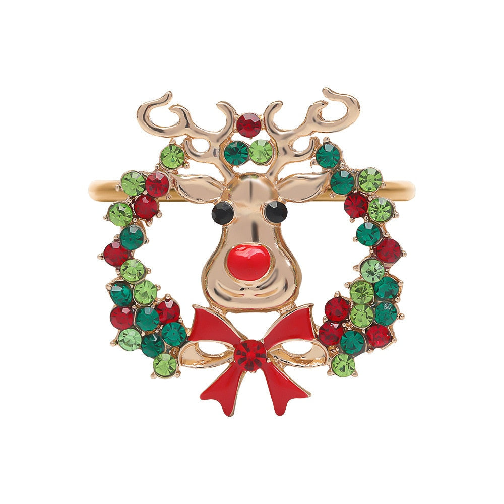 Christmas Napkin Ring Christmas Decoration Christmas Decorations For Home  Room Decor Christmas Gift enfeites denatal papai noel