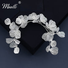 Load image into Gallery viewer, Miallo Bridal Wedding Headband Flower Pearl Hair Accessories for Women Hair Jewelry Party Bride Headpiece Bridesmaid Gift