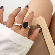 Load image into Gallery viewer, Skhek Minimalist Rings for Women Couples Fashion Creative Cross Geometric Handmade Party Jewelry Gifts
