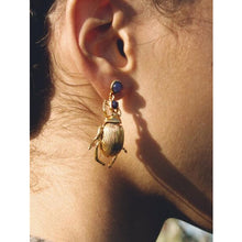 Load image into Gallery viewer, Skhek New Metal Beetle Insect Geometric Earrings Bohemian Earrings Vintage For Women Girls Jewelry Party Travel 2022