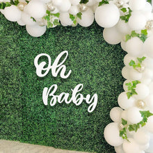 Load image into Gallery viewer, Skhek Baby Wooden Wall Sticker Baby Shower Decorations For Home Baby Girl Boy Babyshower Backdrop Christening Birthday Party Supplies