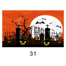 Load image into Gallery viewer, SKHEK New Halloween Decoration Banner Background Horror Theme Happy Halloween Party Decoration Flag