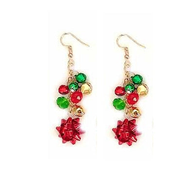 Christmas Earrings Sets Colorful Bell Drop Earring For Women Christmas Ornaments Girl Jewelry Party Accessories
