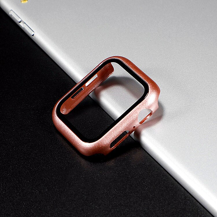 Christmas Gift Glass+Case For Apple Watch Series 6 5 4 3 SE 44mm 40mm iWatch Case 42mm 38mm Screen Protector+Cover Apple Watch Accessories