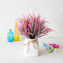 Load image into Gallery viewer, Skhek  1 Bundle Artificial Flowers Romantic Provence Lavender Plastic Wedding Decorative Vase For Home Decor Grain Christmas Fake Plant